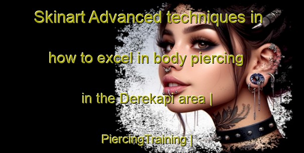 Skinart Advanced techniques in how to excel in body piercing in the Derekapi area | PiercingTraining | PiercingClasses | SkinartTraining-Turkey